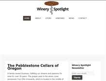 Tablet Screenshot of pebblestonecellars.com